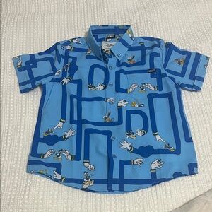 RSVLT - Donald Duck Blue Character Maze Shirt